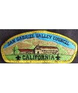 Vintage Scout San Gabriel Council Sew-On/Iron-On Patch – Gently Used – V... - £4.63 GBP