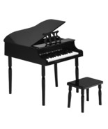 Costway 2PCS Classic Baby Grand Piano Bench Set Toddler Toy w/ Music Rac... - $135.99