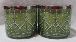 White Barn Bath &amp; Body Works 3-wick Candle Set Lot Of 2 Prickly Pear Sangria - £53.91 GBP