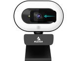Streamcam With Software, 1080P Webcam With Ring Light And Privacy Cover,... - £81.79 GBP