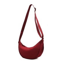 Simple Design Women&#39;s Hobos  Bag Solid Color Female Nylon Messenger Bags Portabl - £52.62 GBP