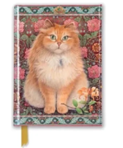 Lesley Anne Ivory Fancy Cat Pocket Journal, Blank Lined Paper Notebook, 176 Pgs - £15.94 GBP