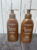 (2) L&#39;oreal Sublime Bronze Self-Tanning Milk 5.5oz New Hydrating Gradual... - $53.35