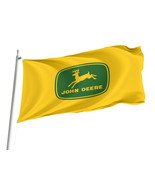 John Deere  Flag  3x5 outdoor, Size -3x5Ft / 90x150cm, Garden flags - $40.61 CAD