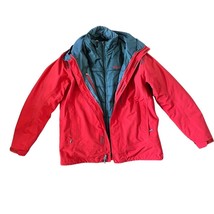 Marmot Bastione Component Jacket 2-in-1 All-Weather Snow Rain Red/Grey Large - £157.65 GBP