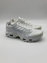 Nike Air Max Plus (GS) triple White Metallic Silver CW7044-100 Youth Siz... - £86.45 GBP