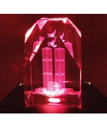 3D Laser design of several &quot;911 Twin Towers&quot; in Crystal Glass - $155.64 CAD