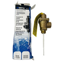 WATTS LF40XL-5 Temperature &amp; Pressure Relief Valve: 3/4” IN 3/4” OUT, 5DLY3 - $98.99