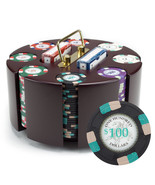 200ct Claysmith Gaming Poker Knights Chip Set in Carousel - £69.97 GBP
