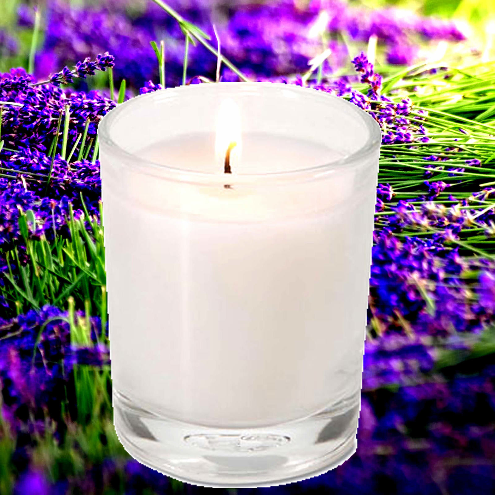 Lavender &amp; Lemongrass Scented Votive Candles Hand Poured Luxury Home Fra... - $14.95+