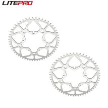 Litepro For Brompton Bicycle Spade Chainring 52 54T Folding Bike Aluminu... - £23.59 GBP