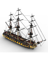 British 44-gun frigate DIY Model Building Blocks Set HMS Romulus MOC Bricks Toys - €441,31 EUR