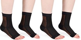Moja Sports Ankle Compression Socks Plantar Fasciitis Foot Sleeves Arch ... - $14.80