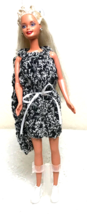 1966 Mattel Barbie 11 1/2&quot; Doll Bendable Knees Blond Crimped Hair Handmade Outft - £14.96 GBP