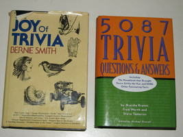 Pair of Trivia Books - Joy of Trivia, 5087 Trivia Questions &amp; Answers - ... - £4.71 GBP