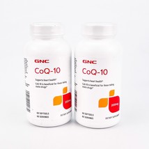 Gnc Coq10 200 Mg 60 Softgels Supports Heart Health Lot Of 2 BB 4/24 or Later - £27.02 GBP