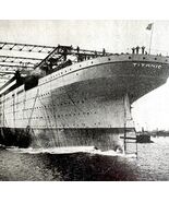 Launching Of SS Titanic 1912 White Star Line Nautical History Disaster D... - $69.70 CAD