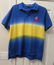 Polo Ralph Lauren Men&#39;s Custom Fit Tie Dye Big Pony Shirt Blue &amp; Yellow ... - $79.99