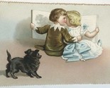 A Dog Barking At Kids Victorian Trade Card VTC 1 - $5.93