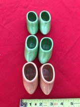 Tiny ceramic souvenir shoes Nick Knacks Clogs Holland Hobby Garden Crafts - £5.32 GBP