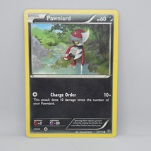 Pokemon Pawniard 63/114 Steam Siege Common Basic Darkness TCG Card - $1.29