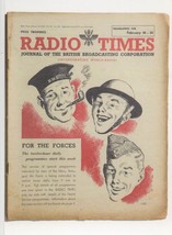 Bbc radio times ww2 1940 for the military forces magazine postcard 157604 p thumb200