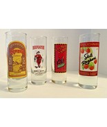 Lot of 4 Tall Shotglasses - Kahlua, Beefeater, Cuervo Gold, Stoli Raspberry - €8,64 EUR