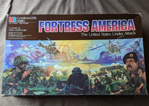 Fortress America 1986 Milton Bradley Gamemaster - 99% Complete - £46.28 GBP