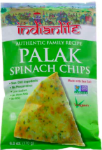 IndianLife Ready-To-Eat Non GMO, Palak Spinach Chips, 3-Pack 6 oz. Bags - £29.54 GBP