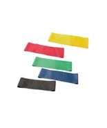 10 in. Cando Band Loop Set Yellow Through Black - 50 Piece - 10 Each - $209.68