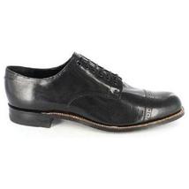 Stacy Adams Madison Men's Shoes Biscuit lace up Soft Leather Black 00012 image 4