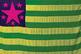 Star Flag to Green and Yellow 20 x 30 Poster - $25.98