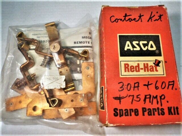 106739 ASCO B4 Switch CONTACT POLE Spare Parts KIT - 30A & 60A 75 AMP - $77.20