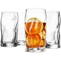 Bormioli Rocco SORGENTE Tall Drinking Glasses 15.5 Ounce Highball Glass (Set of  - £38.48 GBP