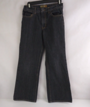 Old Navy Regular Fit Dark Wash Adjustable Waist Bootcut Jeans Boys Size 16 - $8.90