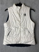 Women&#39;s American Eagle Small White Puff Vest - $10.35