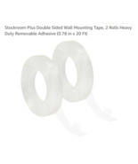 2 Pack 20 Feet Double Sided Mounting Tape Transparent Clear for Heavy Du... - $11.76