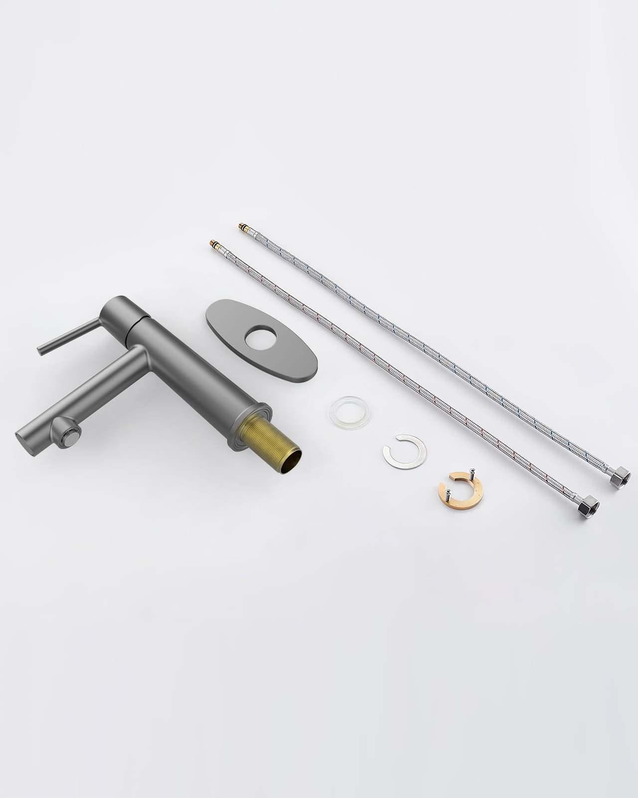 Gun Gray Bathroom Faucet: 1/3 Hole, Dual Mode Item image 3
