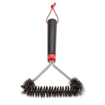 Weber 12&quot; Three-Sided Grill Brush - $30.99