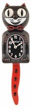 Limited Edition Black/Red Skull Tail/Bow Kit-Cat Klock Swarovski Jeweled... - £120.32 GBP