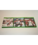 Lot of 3 Microsoft XBox One Games - NHL 16, NHL 18 &amp; NBA 2K17 - £5.94 GBP