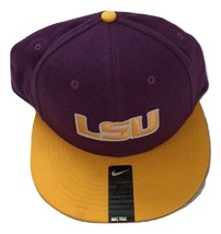 NWT New LSU Tigers Nike Best True Purple Size 7 1/4 Fitted Hat Cap - $32.62