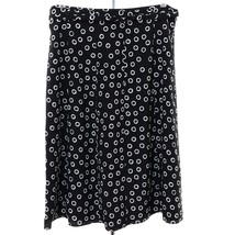 Pendleton Women&#39;s Belted Silk Skirt sz 10 Black White Polka Dot Circle L... - $21.37