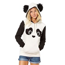Omens panda pocket hoodie plus size sweatshirts for women hooded pullover tops blouse s thumb200