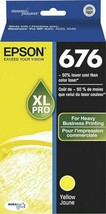 NEW Epson T676XL420 DURABrite 676 XL High-Yield YELLOW Ink Cartridge 1,200 pages - £14.19 GBP
