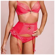 NWT Victoria&#39;s Secret Limited Edition Darling Temptation Crystal Pink Bra Set - $150.00