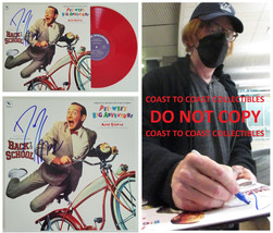Danny Elfman signed Pee Wee&#39;s Big Adventure soundtrack vinyl album proof COA - £311.49 GBP