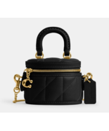 COACH Trail Leather Crossbody Bag 12 With Pillow Quilting ~NWT~ CU144 Black - $222.75