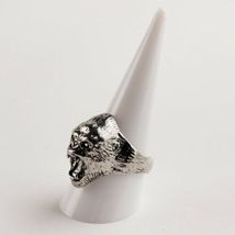 Gorilla Ring Silver Color Monkey Size 7 8 9 10 12 13 & 14 Fashion Jewelry image 3