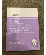 AVON ANEW Sheet Mask FIRMING Box of 4 Single Use Masks - $18.69